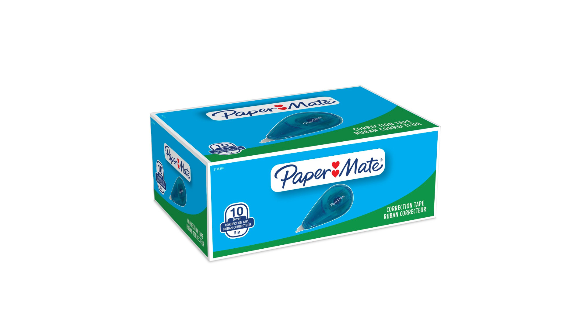 Image of Papermate 2115309 correction tape 6 m Blue 10 pc(s)