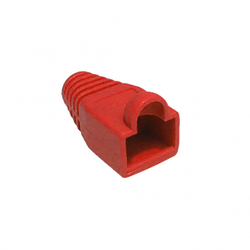 RJ45 Connector Snagless Boot - Red thumbnail