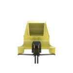 Panduit FRSPJ4X4LYL kabelgootaccessoire Kabelgootafdekking