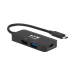 Tripp Lite U444-06N-H4UBC2 laptop dock/port replicator Wired USB 3.2 Gen 1 (3.1 Gen 1) Type-C Black