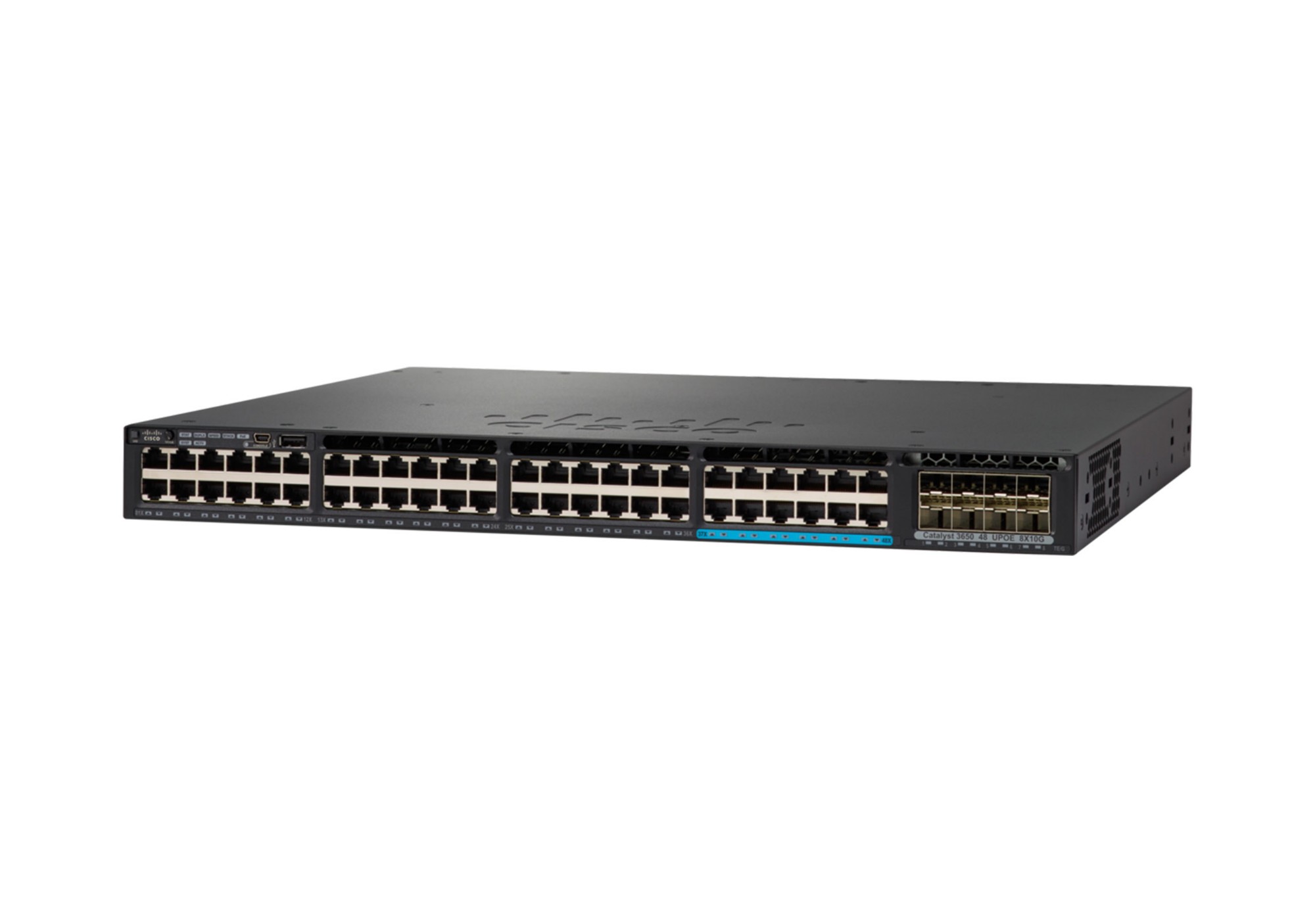 Cisco WS-C3650-8X24UQ-S 24-Port Network Switch