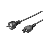 Microconnect PE010818S power cable Black 1.8 m CEE7/7 C5 coupler