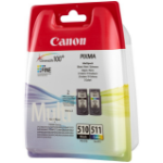 Canon PG-510 / CL-511 inktcartridge 2 stuk(s) Origineel Zwart, Cyaan, Magenta, Geel