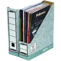 Bankers Box BANKERS BOX MAG FILE GREY/WHT PK10