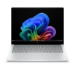 HP DQ8J4EA laptop Copilot+ PC Intel Core Ultra 7 356H 35.6 cm (14") 2K 16 GB LPDDR5x-SDRAM 512 GB SSD Wi-Fi 7 (802.11be) Windows 11 Home Silver