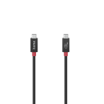 Hama 00200779 USB cable USB4 Gen 3x2 1 m USB C Black