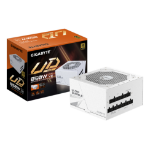GIGABYTE UD850GM PG5 V2 ICE Power Supply Unit- PCIe Gen 5.1, 80 PLUS Gold, Fully Modular Design, 120mm Fan, ATX 3.1 compatible, EU Plug