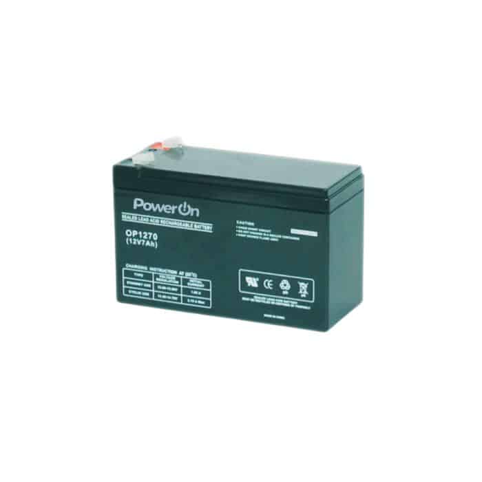 On BY-01 UPS BATTERY 12V 7Ah POWER-ON