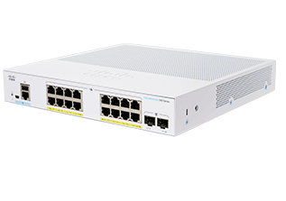 Cisco CBS350-16P-2G-EU network switch Managed L2/L3 Gigabit Ethernet (10/100/1000) Silver