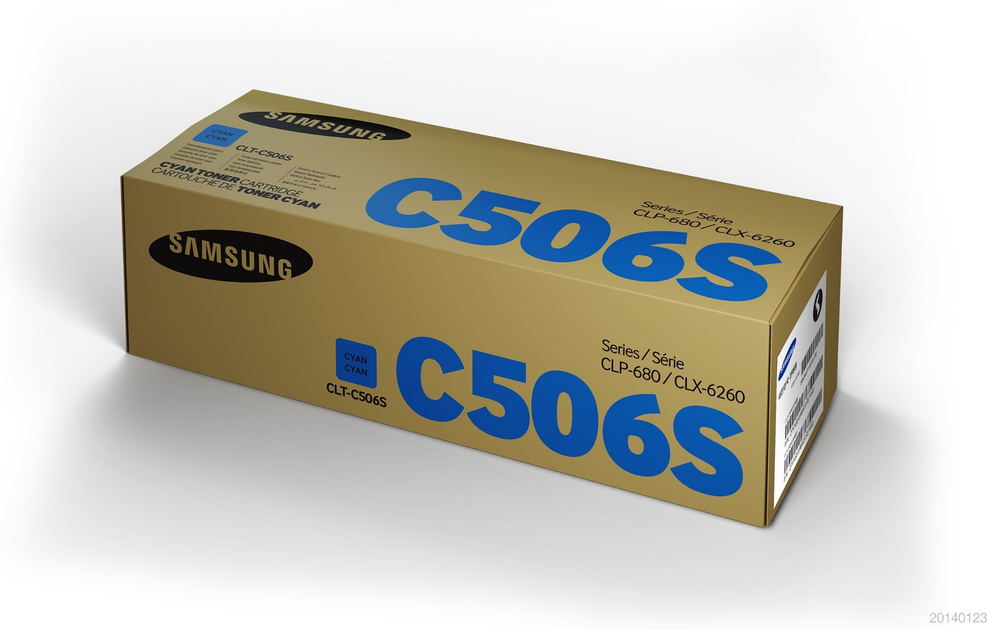 Samsung CLT-C506S Standard Yield Cyan Toner Cartridge SU047A