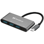 Sandberg USB-C to 3xUSB 3.0 Hub + PD