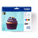 Brother LC-123VALBPDR Ink cartridge multi pack Bk,C,M,Y, 4x600 pages ISO/IEC 24711 Pack=4 for Brother DCP-J 132/MFC-J 4510/MFC-J 6920