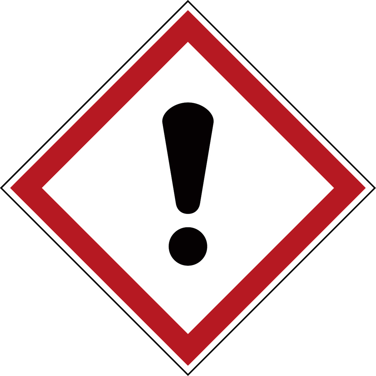 Brady GHS Symbol - Health Hazard 4 pcs