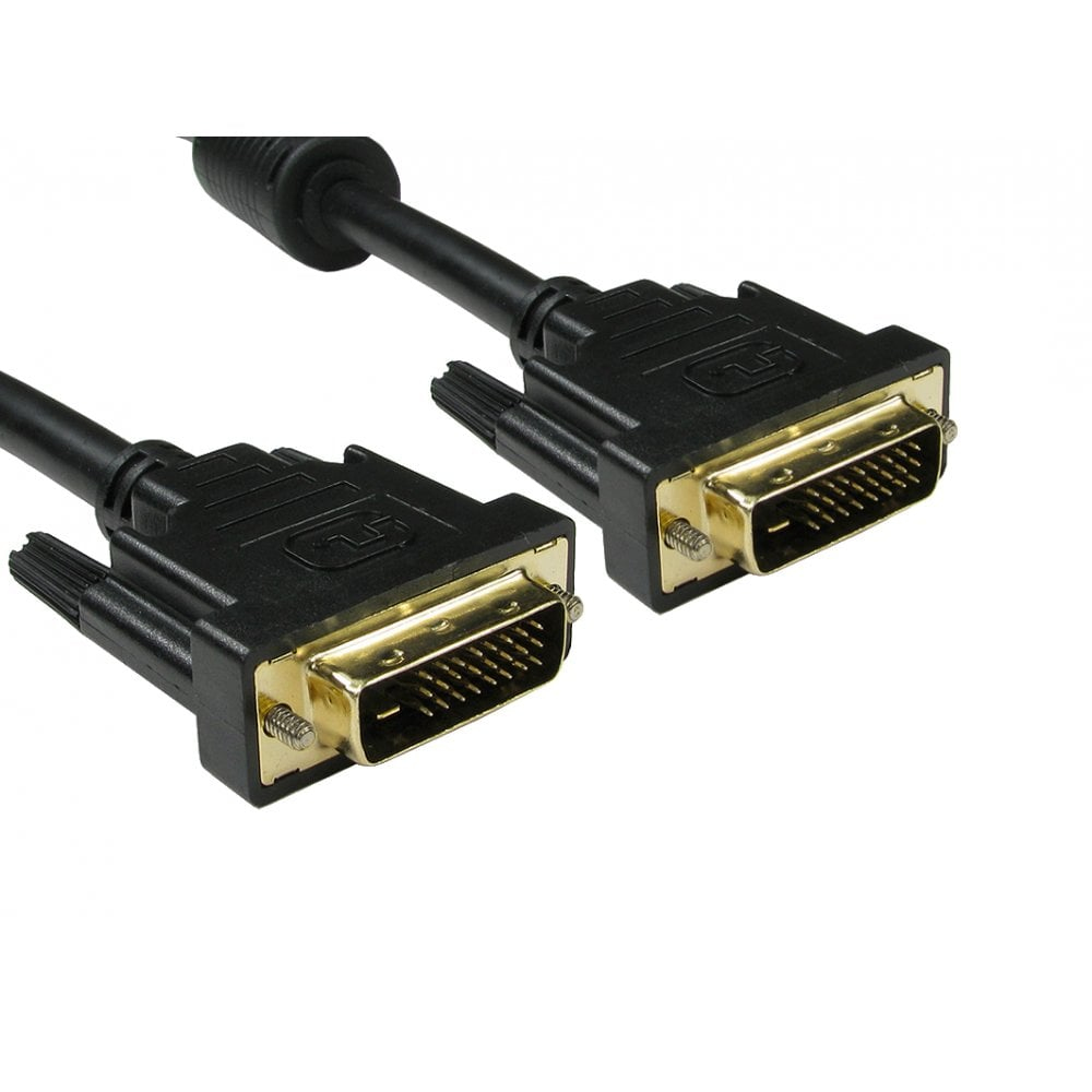 Cables Direct 77DVID-203 DVI cable 3 m DVI-D Black