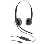 eSTUFF G4045 Headset Wired Head-band Office/Call center USB Type-C Bluetooth Black