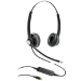 eSTUFF GLB240450 headphones/headset Wired Head-band Office/Call center USB Type-C Bluetooth Black