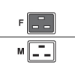Fujitsu Power cord 16A IEC320 C20->C19