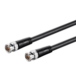 Monoprice 16182 coaxial cable 18" (0.457 m) BNC RG-6/U Black