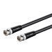 Monoprice 16182 coaxial cable 18" (0.457 m) BNC RG-6/U Black