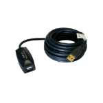 EXSYS USB 2.0 Extension cable 5m USB cable USB A Black