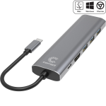 Comsol CMMP08 laptop dock/port replicator Wired USB 3.2 Gen 1 (3.1 Gen 1) Type-C Grey