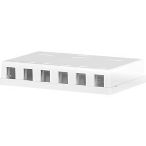 EU Product - Keystone Anschlussbox, 6Port, Aufputz, thumbnail
