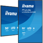 iiyama 50" 4K UHD Most powerful professional digital signage display with advanced control and connectivity options