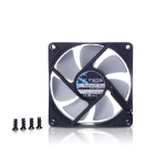 Fractal Design Silent Series R3 80 mm Computer behuizing Ventilator 8 cm Zwart, Wit