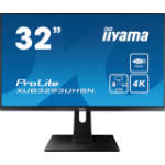 iiyama ProLite XUB3293UHSN-B1 computer monitor 80 cm (31.5") 3840 x 2160 pixels 4K Ultra HD LED Grey