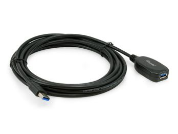 Photos - Cable (video, audio, USB) Equip 133346 USB cable 5 m USB 3.2 Gen 1  USB A Black (3.1 Gen 1)