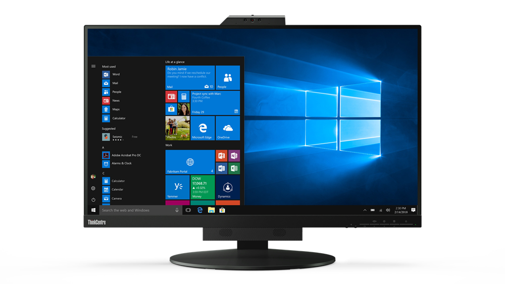 Image of Lenovo ThinkCentre Tiny-In-One 27 LED display 68.6 cm (27") 2560 x...