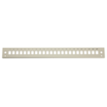Equip 24-Port Front Panel for LC-Duplex, SC-Simplex, 1U, Grey