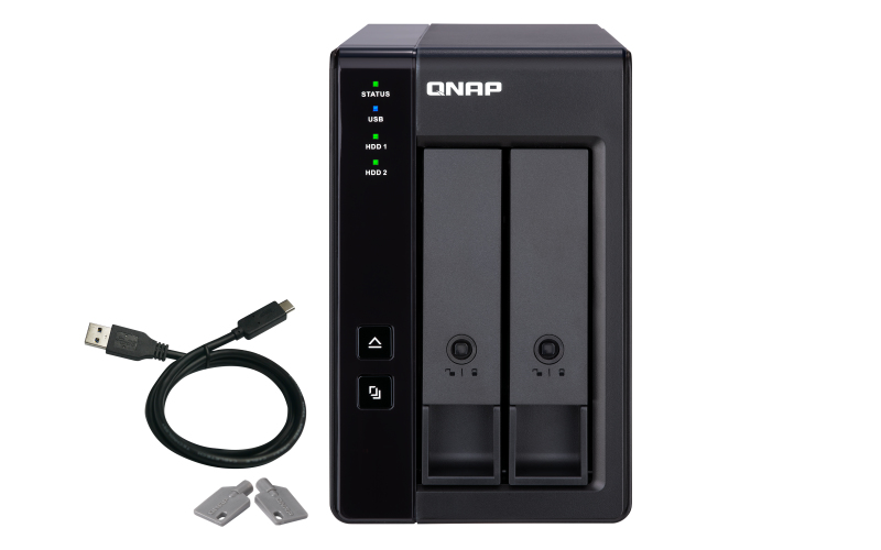QNAP TR-002 disk array Black
