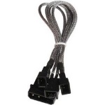 BitFenix Molex - 3 x 3-Pin Fan 12v 20cm Molex (4-pin) Black,Silver