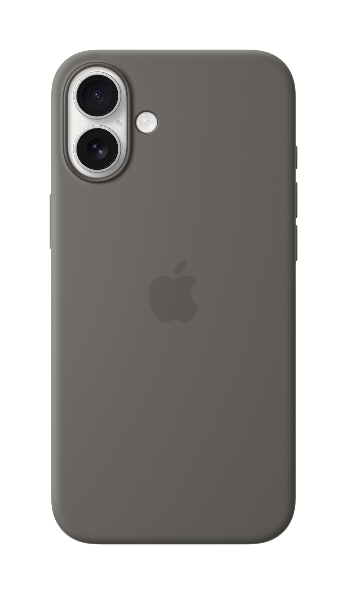 Apple Gray Iphone 16 Plus Silicone Case With Magsafe - Stone