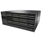 Cisco Catalyst WS-C3650-24PWS-S network switch Managed L3 Gigabit Ethernet (10/100/1000) Power over Ethernet (PoE) 1U Black