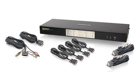 iogear GCS1644 KVM switch Black
