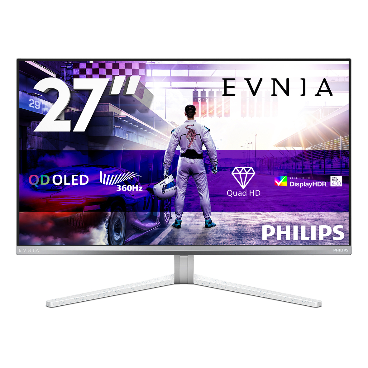 Philips White Evnia 8000 27M2n8500/00 Computer Monitor 67.3 Cm (26.5")