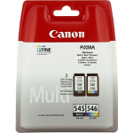 Canon 8286B007/PG-545+CL-546XL Printhead cartridge multi pack black + color high-capacity 13ml + 11ml Pack=2 for Canon Pixma MG 2450