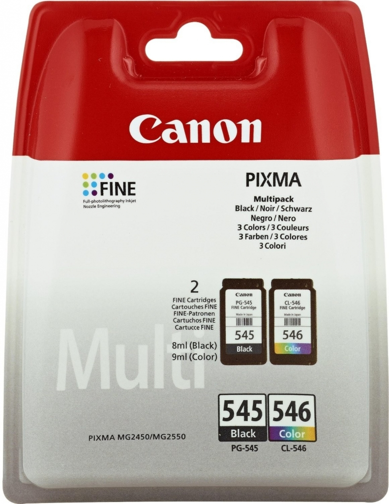 Image of Canon 8286B007/PG-545+CL-546XL Printhead cartridge multi pack...