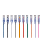 Monoprice 29480 networking cable Multicolor 118.1" (3 m) Cat6a U/UTP (UTP)