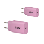 CLUB3D 2-Pack USB C Charger 30 Watt Whit