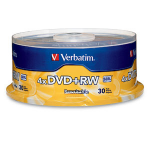Verbatim DVD+RW 4.7GB 4X Branded 30pk Spindle 30 pc(s)