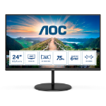 AOC V4 Q24V4EA computer monitor 60,5 cm (23.8") 2560 x 1440 Pixels 2K Ultra HD LED Zwart