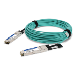 AddOn Networks ADD-QCIQIN-AOC50M InfiniBand/fibre optic cable 1968.5" (50 m) QSFP+ AOC Aqua color, Stainless steel