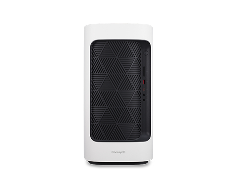 ACER ConceptD CT300-51A Desktop PC - Intel®Core i7, 1 TB HDD & 1 TB SSD, White, White