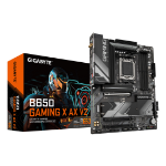 GIGABYTE B650 GAMING X AX V2 Motherboard - AMD Ryzen 9000 Series CPUs, 8+2+2 Phases VRM, up to 8000MHz DDR5 (OC), 1xPCIe 5.0 + 2xPCIe 4.0 M.2, 2.5GbE LAN, WIFI 6E, USB 3.2 Gen 2
