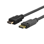 Vivolink PRODPHDMI15 video cable adapter 15 m DisplayPort HDMI Black