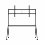 Kindermann 3055000000 signage display mount 2.49 m (98") Black, Silver