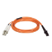 Tripp Lite N314-15M fiber optic cable 590.6" (15 m) MT-RJ 2x LC OFNR Black, Gray, Orange